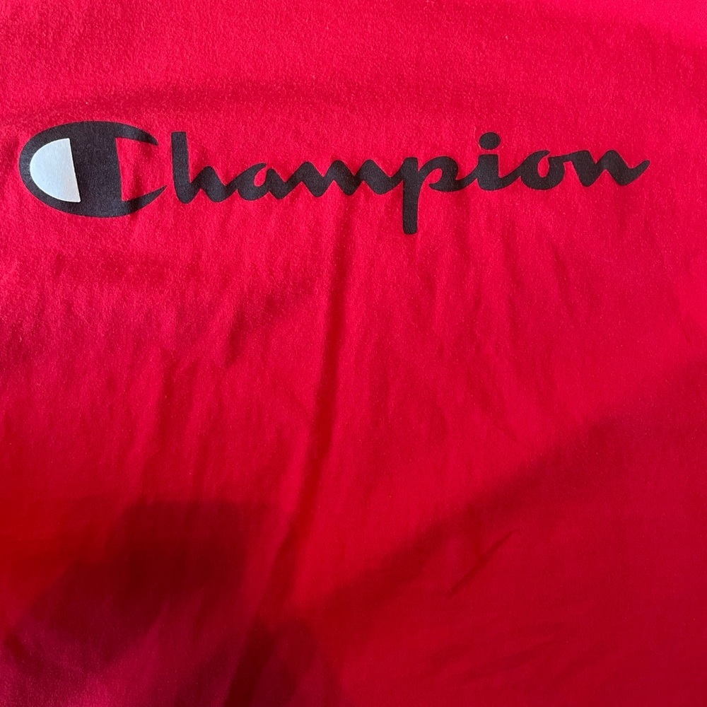 Red Champion Athletic Tee X-Large - Picture 3 of 4
